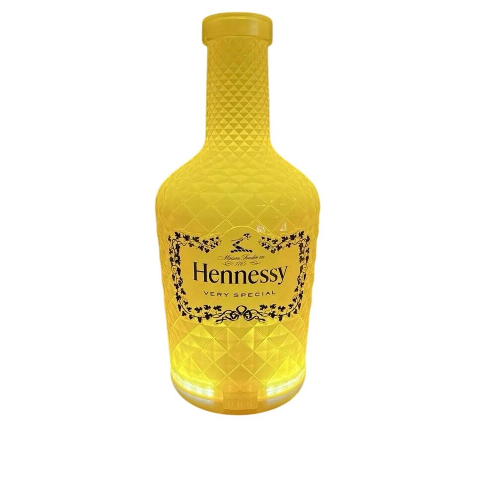 Hennessy cognac rechargeable light glorifier bottle skin decor